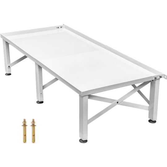 Laundry Pedestal 48.8 x 21.6 Inch Width Universal Laundry Pedestal 11.8' Inch Height Laundry Pedestal Universal with Height-adjustable Feet for