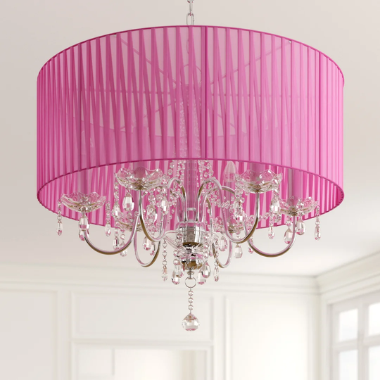 Laurent 8-Light Drum Chandelier