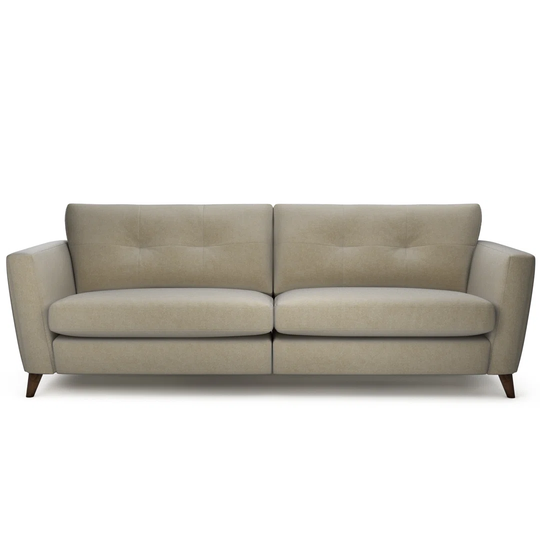 Dorrianne 238Cm Tuxedo Arm Sofa