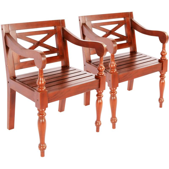 Marcelino Garden Chair by Dakota Fields Brown