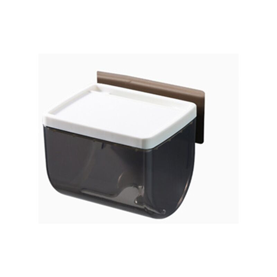 Perforated Hygienic Paper Box Free Hygienic Paper Holder Toilet Paper Box Pumping Box Wall-Wall Wall Toilet Paper Box [Standard Model]