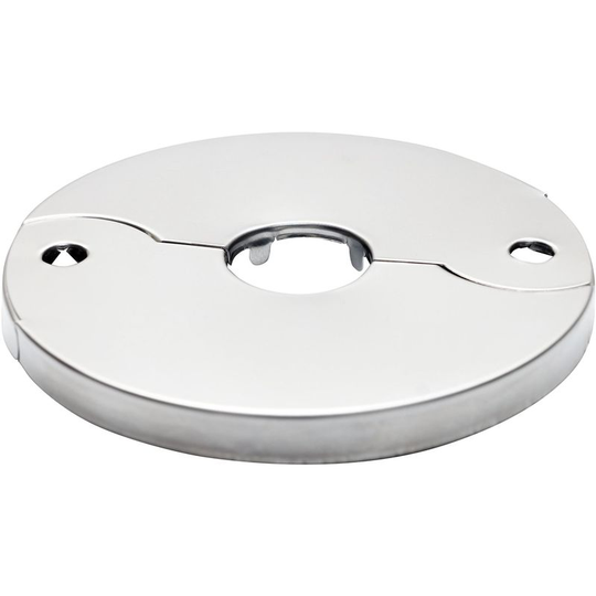Pepte - 21mm (1/2') Split Two-Piece Collar Chrome Plated Steel Valve Hole Cover Tap Rose
