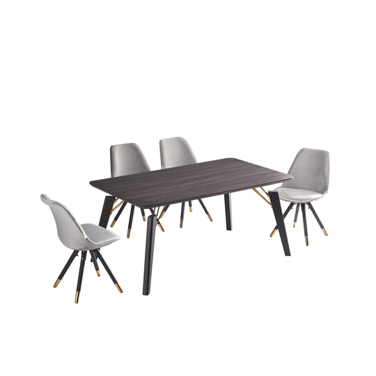 Gualtier 4 - Person Dining Set
