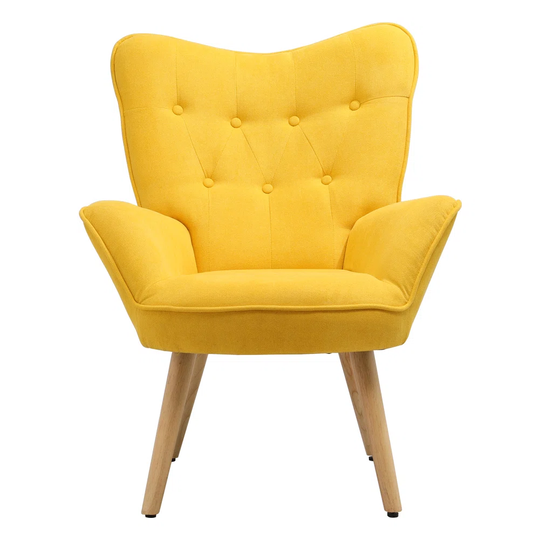Juquan 62Cm Wide Tufted Linen Armchair