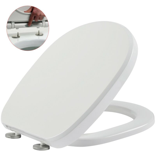 Roper Rhodes Complete Wrap Over Soft Close Toilet Seat - Top Fix Quick Release