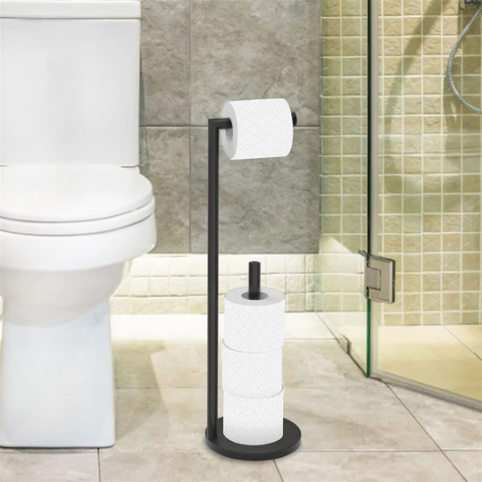 Woodfin Freestanding Toilet Roll Holder