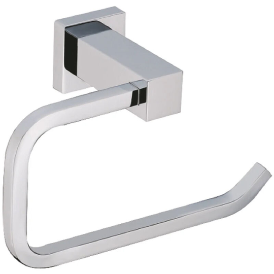 Virgo Polished Chrome Wall Mounted Toilet Roll Holder - Chrome