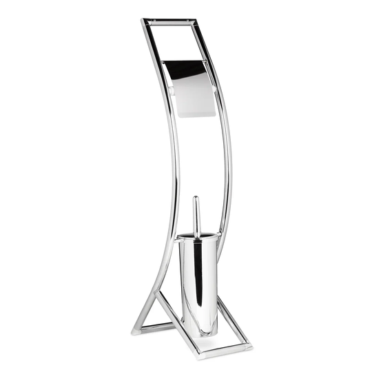 Beyers Freestanding Toilet Roll and Brush Holder