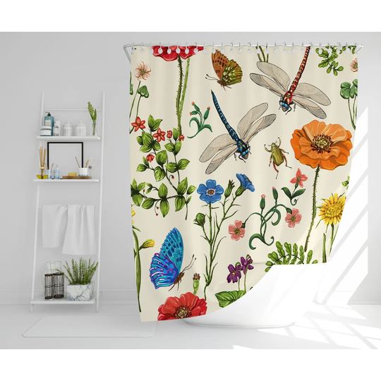 Eccles Polyester Shower Curtain Set