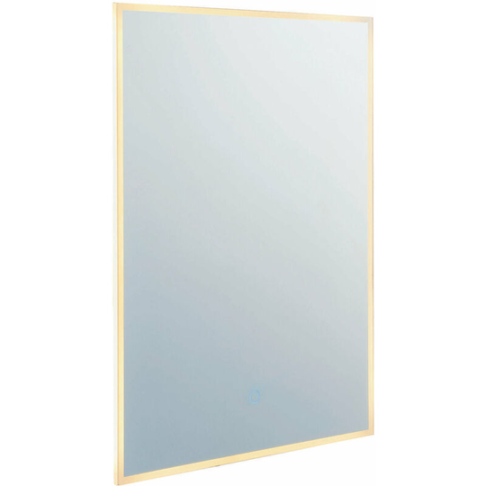 Wall Light IP44 Mirrored Glass & Silver Paint 24W led Bulb Included