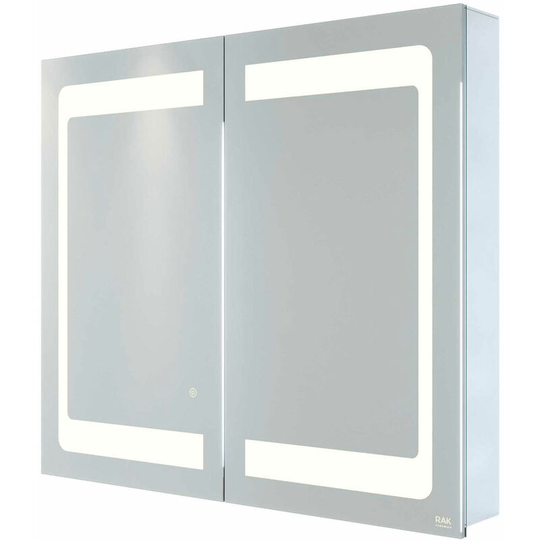 Rak Aphrodite 2-Door Mirrored Bathroom Cabinet 700mm h x 800mm w