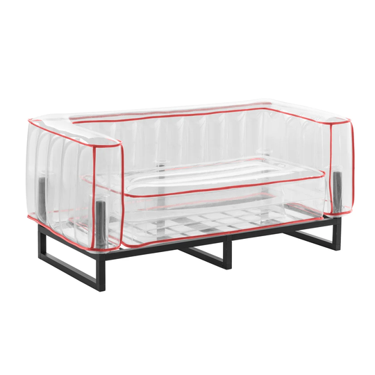 Alaire 151Cm Wide Outdoor Garden Sofa with Cushions