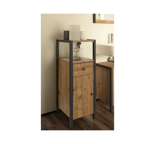 Drumraymond 33Cm W x 90Cm H 35Cm D Free-Standing Bathroom Cabinet