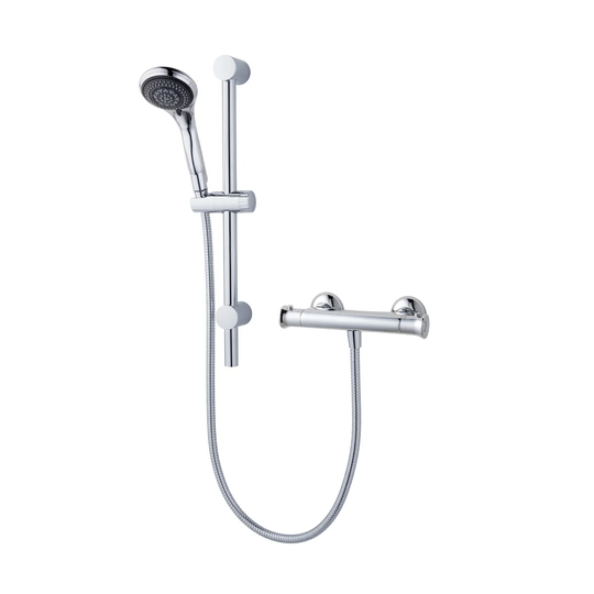 Options Spritz Thermostatic Shower with Slider Rail