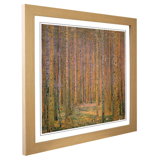 Fir Tree Forest Tannenwald II by Gustav Klimt Framed Painting Print
