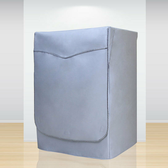 Outdoor washing machine and dryer cover, waterproof washing machine cover with front opening (light gray, 6-7.5KG) m Outdoor washing machine and