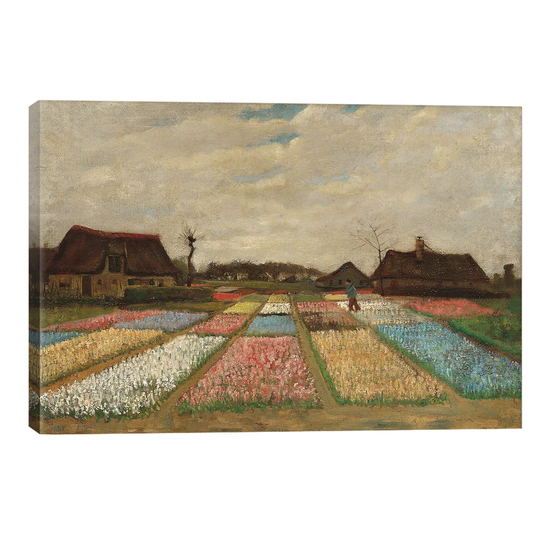 Tulpenfelder Tulip Fields by Vincent Van Gogh - Painting Print on Canvas