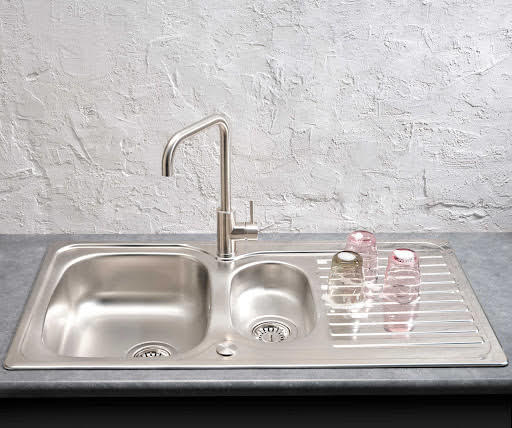Reginox Mondello 1.5 Bowl Stainess Steel Kitchen Sink with Drainer - MONDELLO 1.5 BXD
