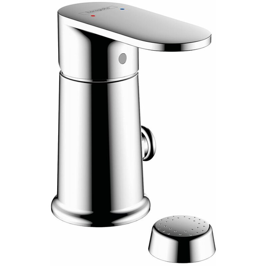 Hansgrohe Vernis Blend Bathroom Bidet Vertical Spray Chrome Eco Curved Modern - Chrome