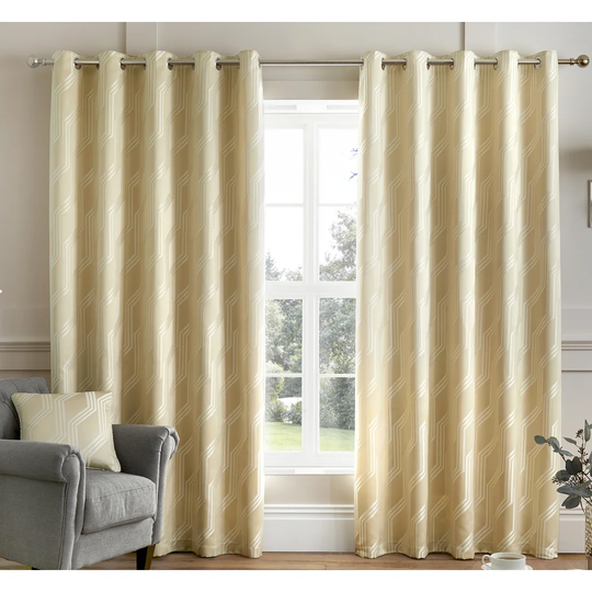 Sarcoline Eyelet Room Darkening Curtains