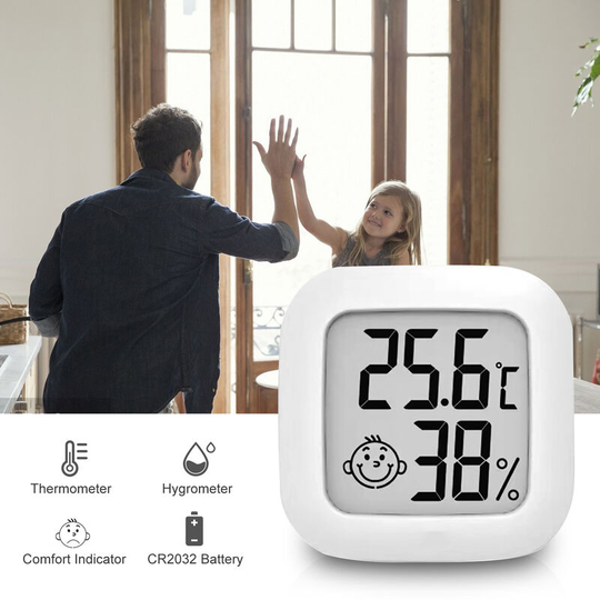 Digital Hygrometer Thermometer Indoor Humidity Meter Mini Room Thermometer with Humidity and Temperature Monitor Accurate Humidity Gauge for Home
