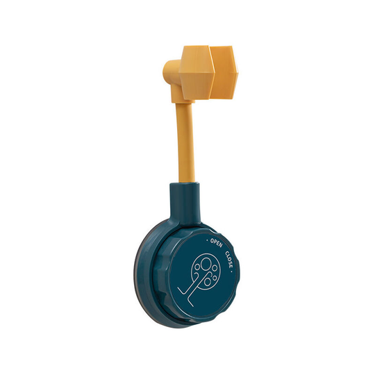 Faucet Replacement Parts Shower Holder Adjustable Screw Nozzle Base 360 Rotation Suction Cup Brackets Punch Free Yellow