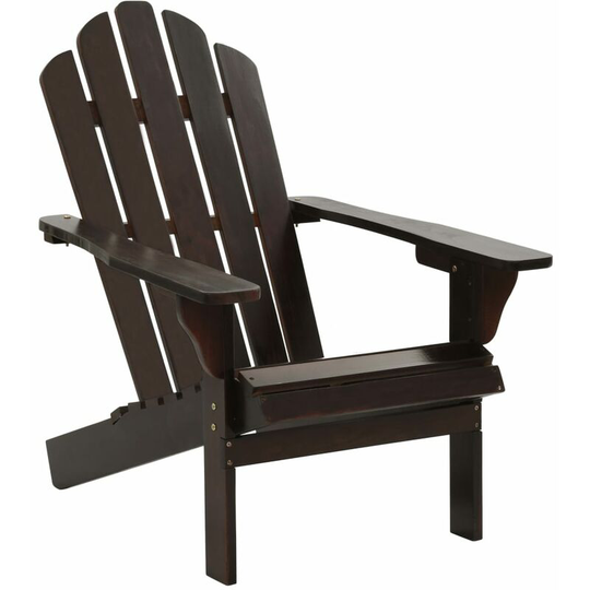 Garden Chair Wood Brown - Brown