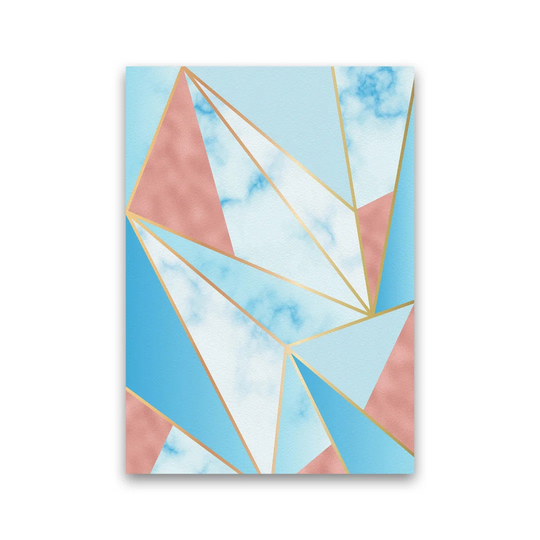 Geometric Sky - Graphic Art Print on Paper