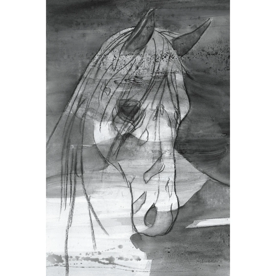 Moonlight BW by Albena Hristova - Wrapped Canvas Art Print