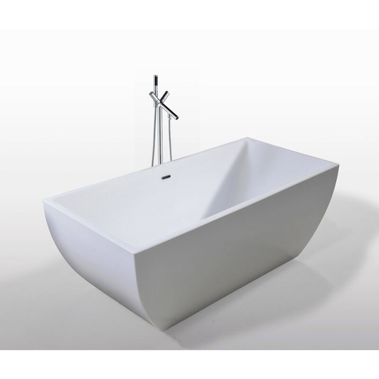 Simba - freestanding bathtub modern design bath tub Jennifer+faucet 170 x 75 cm new