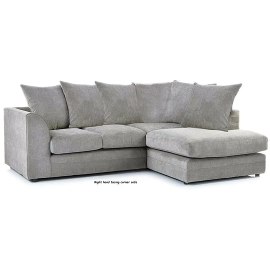 Chelsea Right Hand Facing Fabric Corner Sofa - Beige