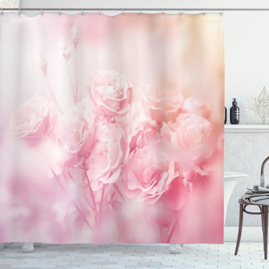 Birtha 13 Piece Polyester Shower Curtain Set