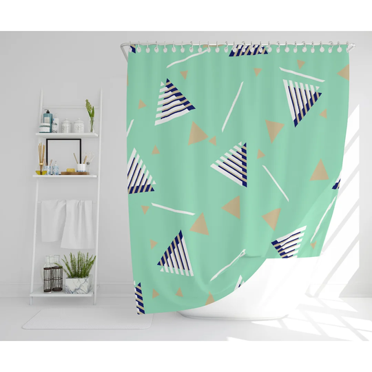 Clementine Polyester Shower Curtain