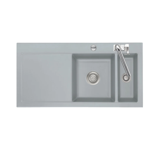 Mera 51cm x 20cm Double Bowl Kitchen Sink