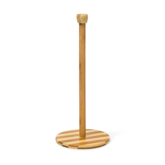 Houseware Bamboo Kitchen Roll Paper Towel Holder