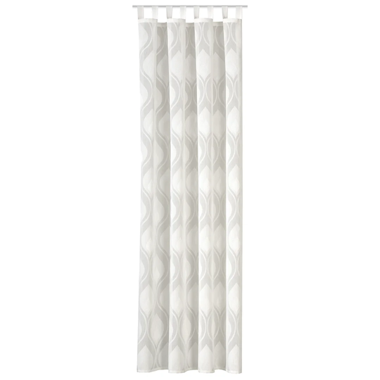 Pencil Pleat/Tab Top Semi Sheer Single Curtain