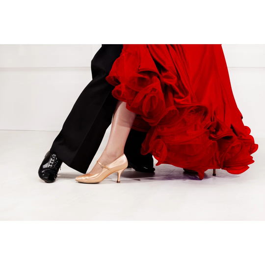 Ballroom Dancers - Wrapped Canvas Photograph