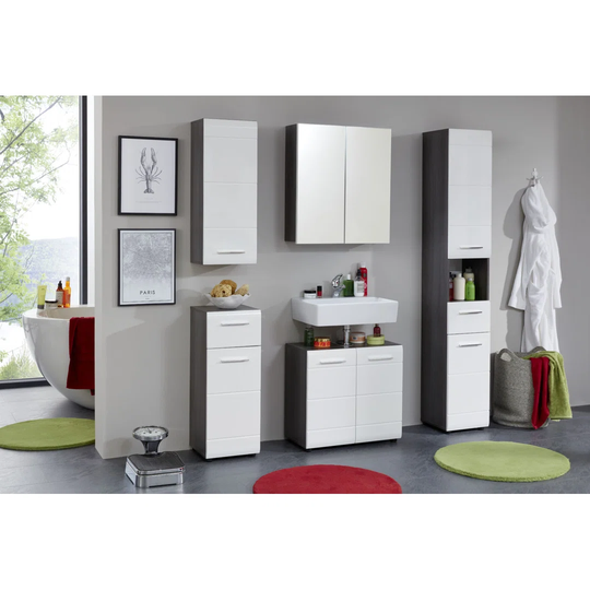 Isiash 5 Piece 600mm Bathroom Furniture Suite