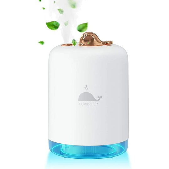 Mini Humidifiers for bedroom,Cool Mist Humidifiers,Mini USB Car Humidifier,Mini Air Humidifer for Office Desk Travel(300ml,white)