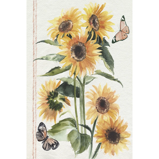 Autumn Sunflowers I - Wrapped Canvas Painting