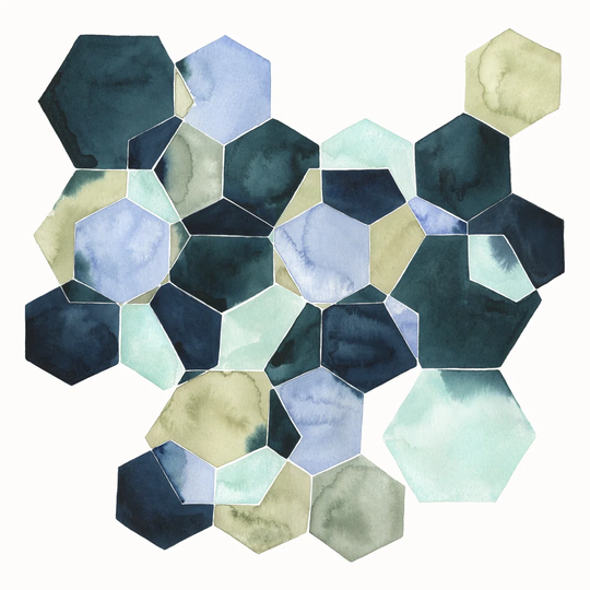 Crystallize II By Grace Popp - Wrapped Canvas Painting Print