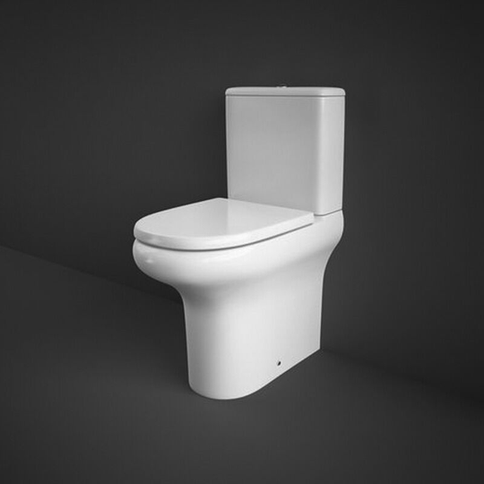 Rak Ceramics - rak Compact Rimless Full Access Close Coupled Toilet with Horizontal Outlet excluding Seat