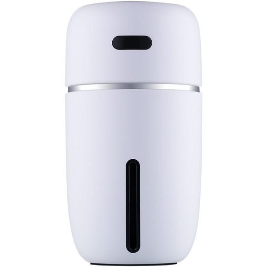 USB Car Humidifier, 200ml Mini Portable Humidifier Air Purifier with 7 Colors LED Night Light, Car Office Bedroom, etc. (white) 1 piece