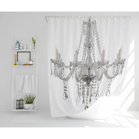 Newton Polyester Shower Curtain Set
