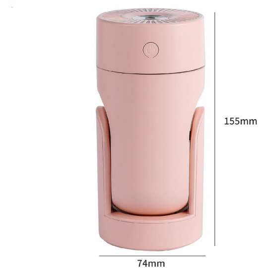 Sunflowergb - New usb plug-in single wind shaking head humidifier household car humidifier heavy mist humidifier (pink)