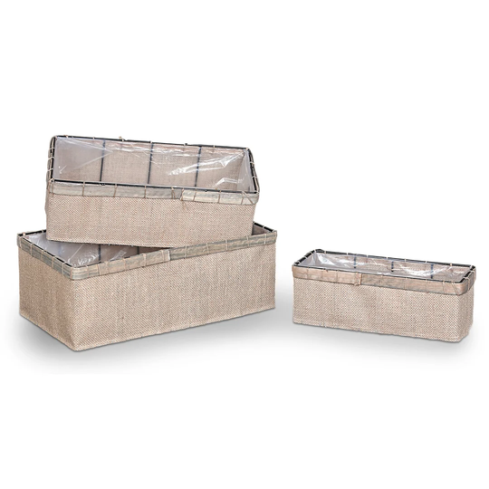 Harmond 3 Piece Wood Planter Box Set