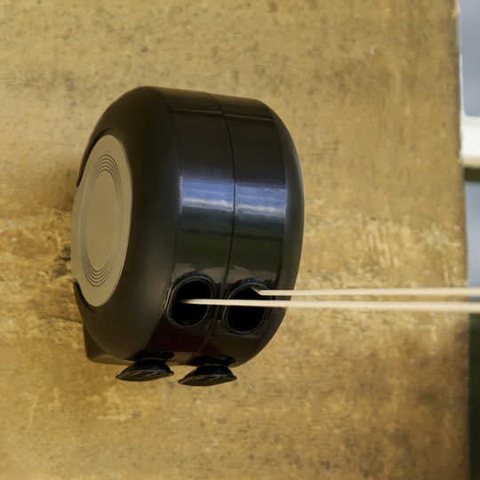 Wall Mounted 30m Twin Cable Washing Line - Black