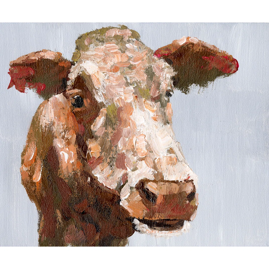 The Cows III - Wrapped Canvas Painting Print