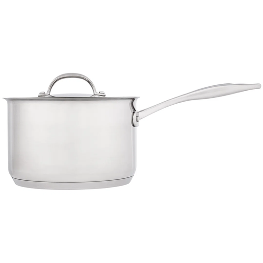 Stellar 7000 Stainless Steel Saucepan with Glass Strainer Lid