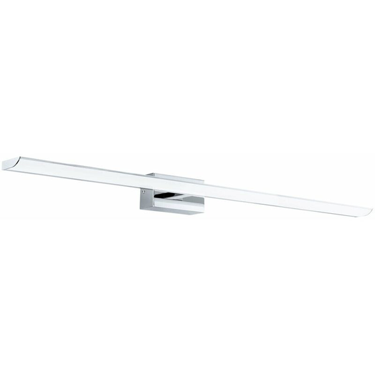 Loops - Wall Light Colour IP44 Bathroom Chrome Shade White Plastic Bulb led 21W Included